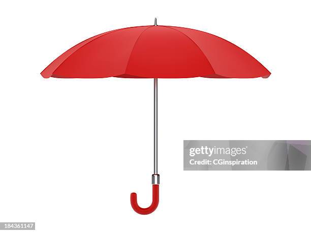 umbrella - red parasol stock pictures, royalty-free photos & images