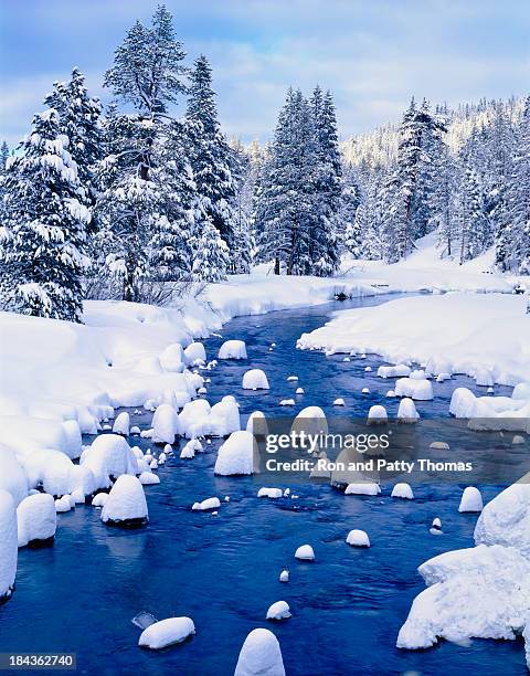 winter at lake tahoe, california - lake tahoe stock pictures, royalty-free photos & images