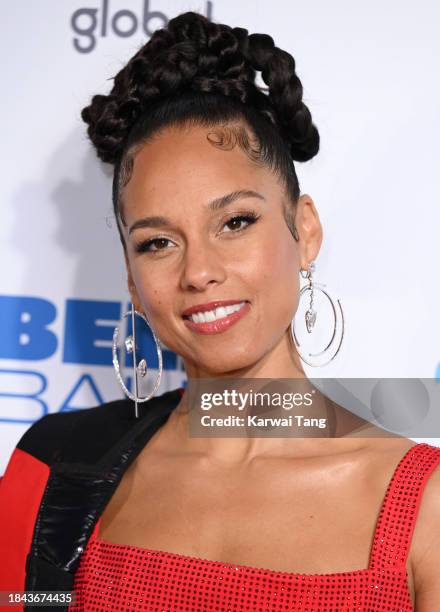 Alicia Keys attends Capital's Jingle Bell Ball 2023 at The O2 Arena on December 09, 2023 in London, England.