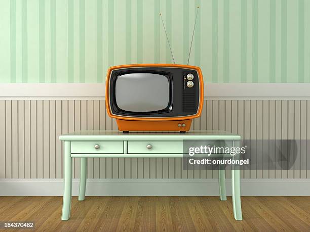 retro style - insight tv stock pictures, royalty-free photos & images