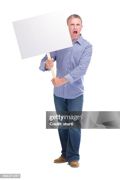 serious protester - angry protestor stock pictures, royalty-free photos & images