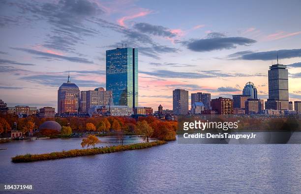 baía de back, boston - boston massachusetts imagens e fotografias de stock