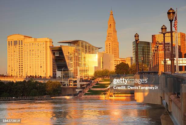 hartford, connecticut, riverfront - hartford connecticut stock-fotos und bilder