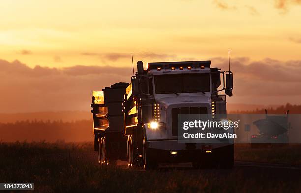 transfer dump truck. - dumper truck stock pictures, royalty-free photos & images