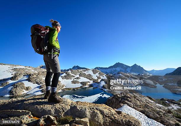 avventura trekking - riserva naturale di john muir foto e immagini stock