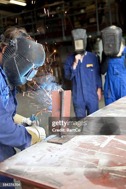 Weld Student Training Program 50 Welding Student Practices Stock Photos, High-Res Pictures, and ...