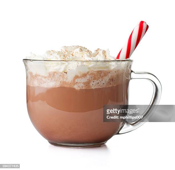 hot schokolade - milchkaffee stock-fotos und bilder