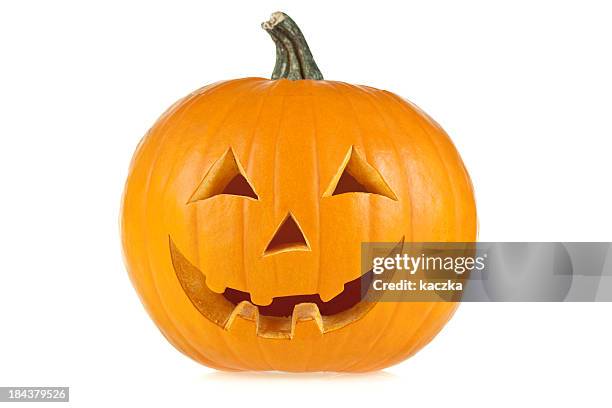 halloween pumpkin - halloween lantern stock pictures, royalty-free photos & images