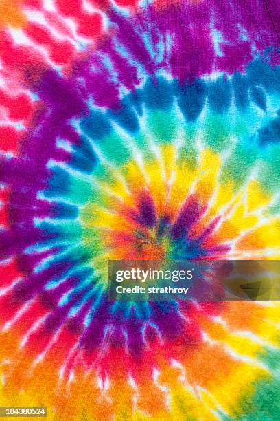 tie dye - abbindebatik stock-fotos und bilder