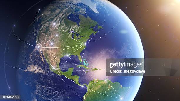 global connections usa - population of the americas stockfoto's en -beelden