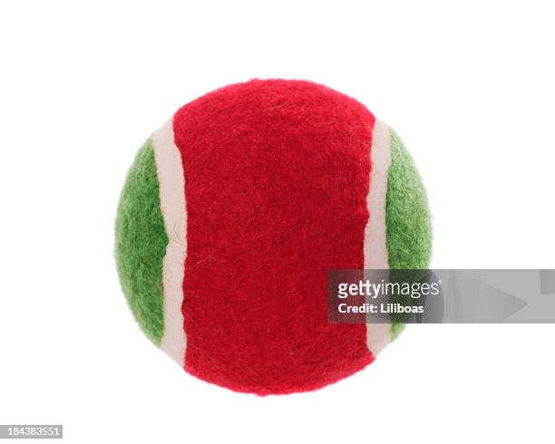 tennis ball dog toy - dog's toy stockfoto's en -beelden