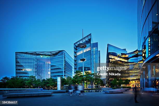 office buildings in london - office building stock pictures, royalty-free photos & images