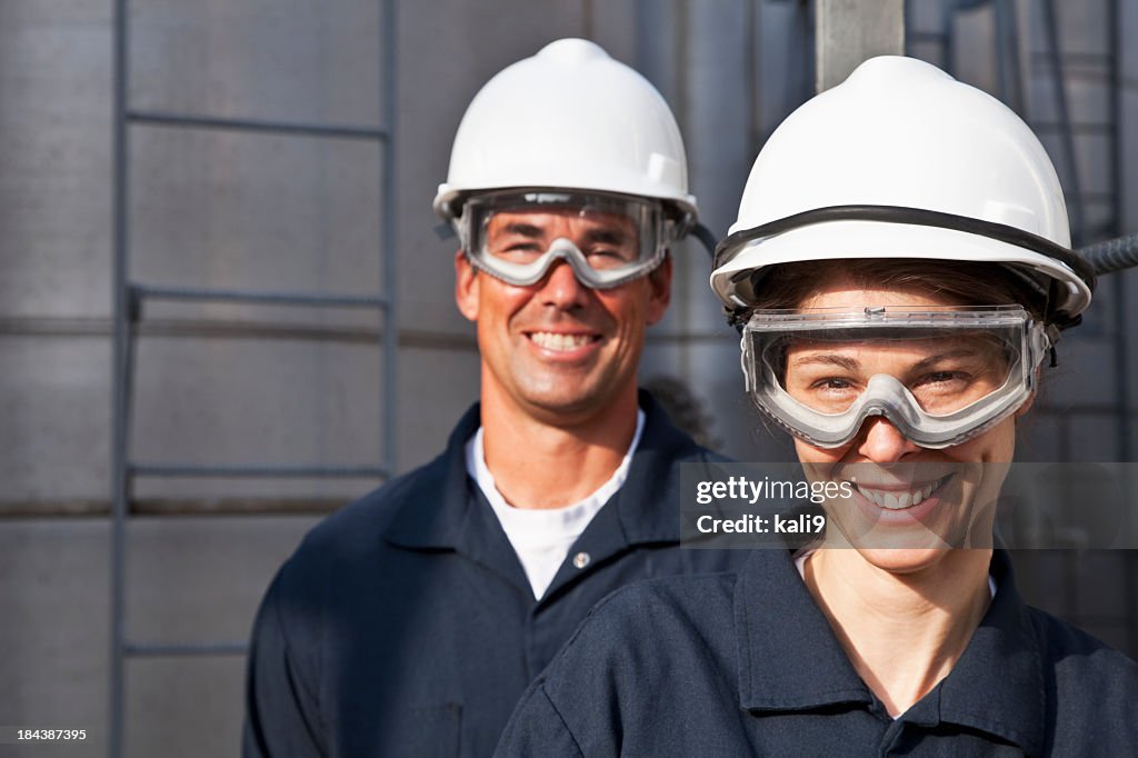Industrial los trabajadores