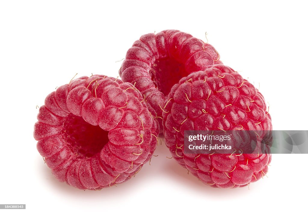 Three raspberries