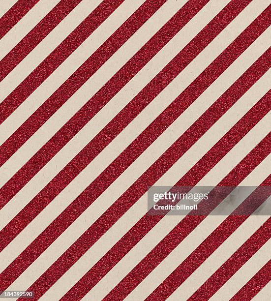 textured paper with red glitter stripe - gift wrap stock pictures, royalty-free photos & images