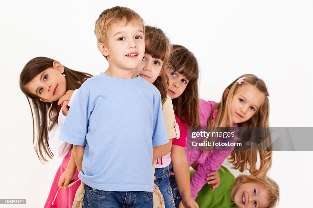 Group Of Cute Children