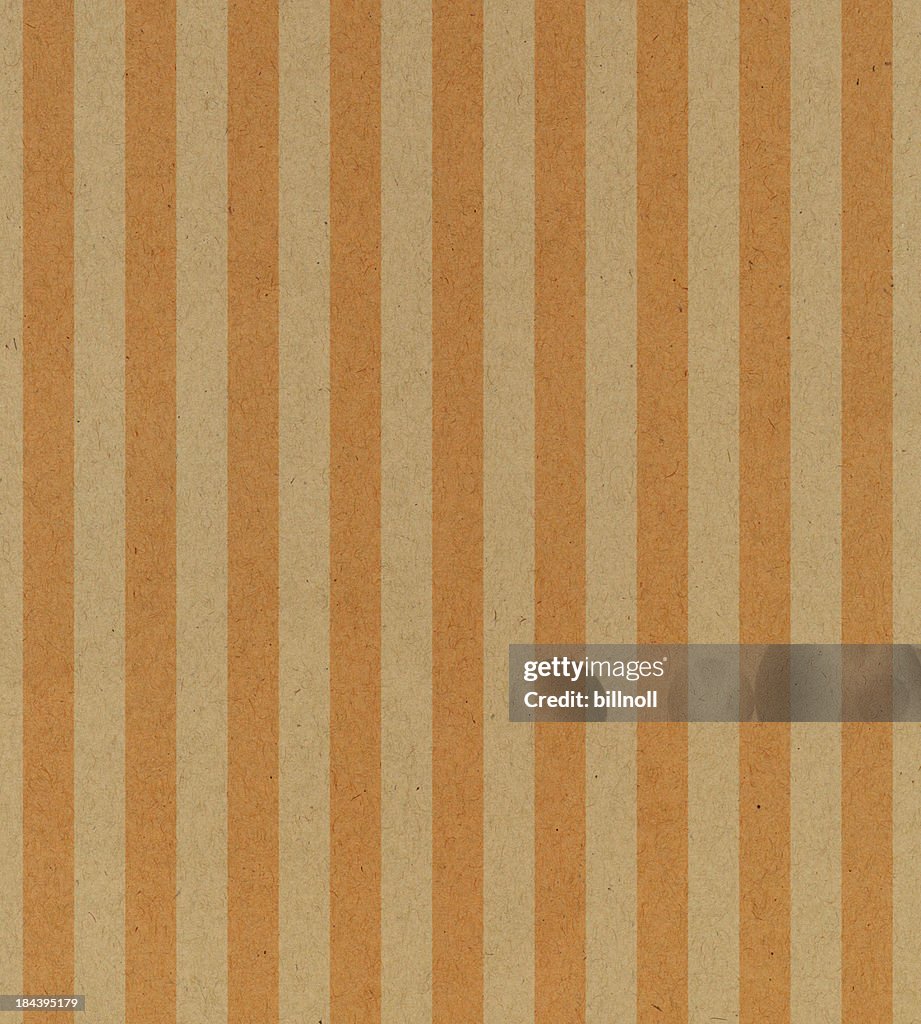 Vintage paper with orange stripe