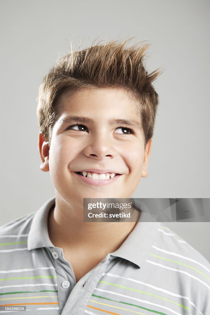 Cute smiling boy.