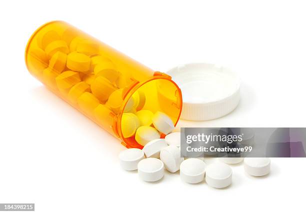 prescription medicine - prescription medication bottles stock pictures, royalty-free photos & images