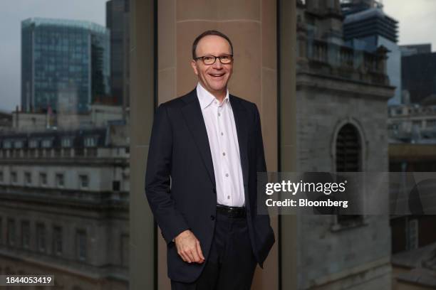 Mark Schneider, chief executive officer of Nestle SA, ahead of a Bloomberg Television interview in London, UK, on Wednesday, Dec. 13, 2023. Schneider...