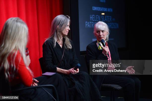 Helen Slater and Patricia Richardson attend the SAG-AFTRA Foundation Conversations Presents "Chantilly Bridge" at SAG-AFTRA Foundation Screening Room...
