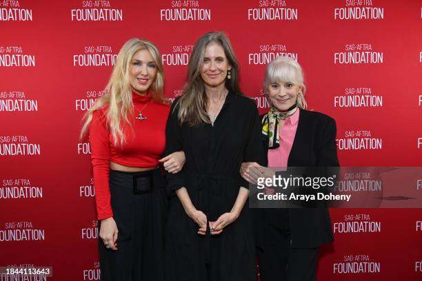 Erin Gavin, Helen Slater and Patricia Richardson attend the SAG-AFTRA Foundation Conversations Presents "Chantilly Bridge" at SAG-AFTRA Foundation...
