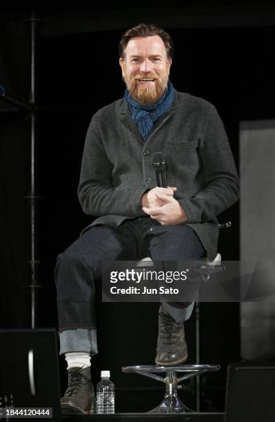 Actor Ewan McGregor attends a celebrity talk event during Tokyo Comic Con 2023 on December 10, 2023 in Chiba, Japan.