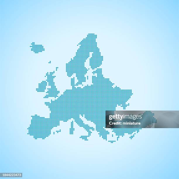 europa-karte - island karte stock-grafiken, -clipart, -cartoons und -symbole