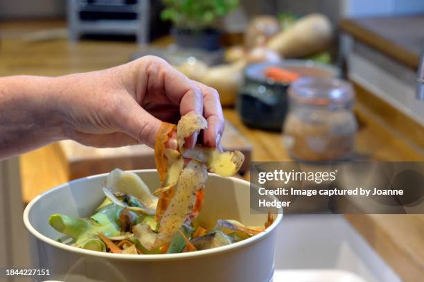 kitchen meal prep - disposal container stock pictures, royalty-free photos & images