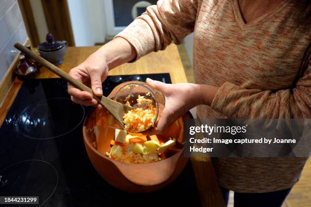 kitchen meal prep - pflanzliche ernährung stock-fotos und bilder