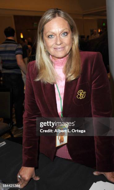 Actress Mary Stavin attends The Hollywood Show held at The Westin Los Angeles Airport Hotel on Saturday October 5, 2013 in Los Angeles, California.