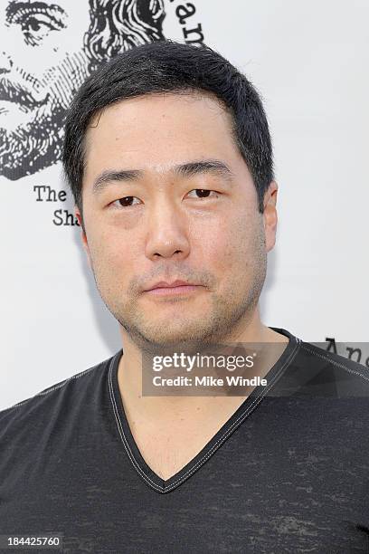 Actor Tim Kang attends the Los Angeles Drama Club's 2nd Annual "Tempest In A Teacup" Gala Fundraiser and Benefit performance at The Magic Castle on...