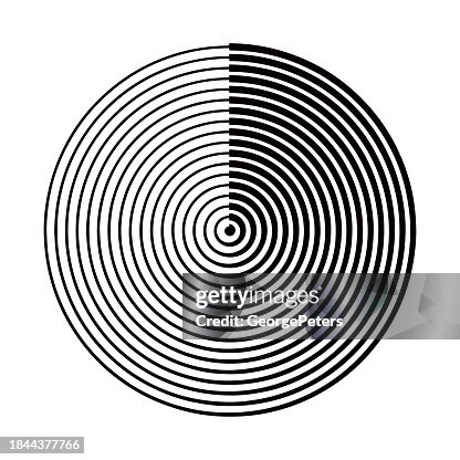 Concentric circles abstract background Concentric circles abstract background