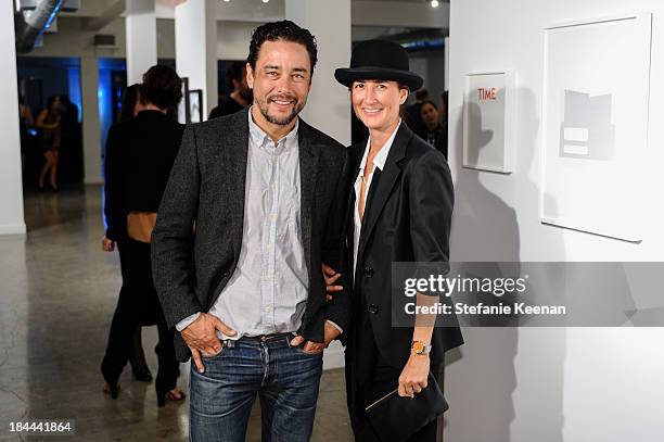 Scott Oster and Anna Getty attend The Mistake Room's Benefit Auction on October 13, 2013 in Los Angeles, California.