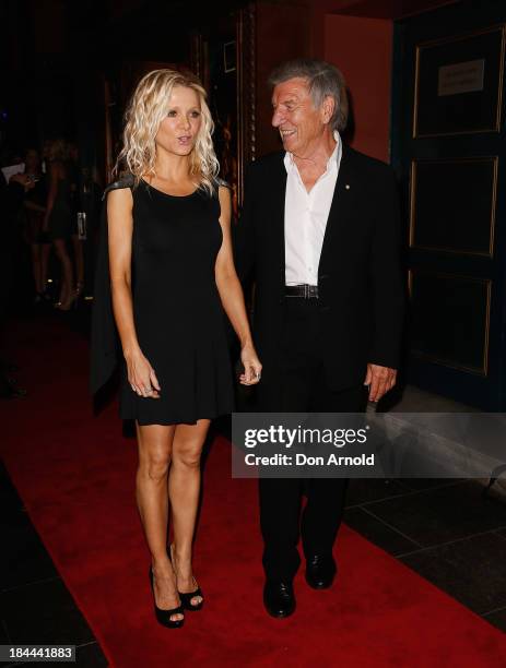 Danielle Spencer and Don Spencer pose at the 4th Annual Duets Gala concert at the Capitol Theatre on October 14, 2013 in Sydney, Australia.