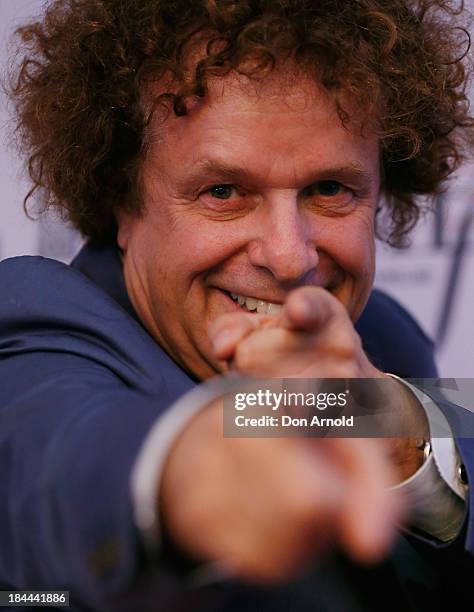 Leo Sayer poses at the 4th Annual Duets Gala concert at the Capitol Theatre on October 14, 2013 in Sydney, Australia.