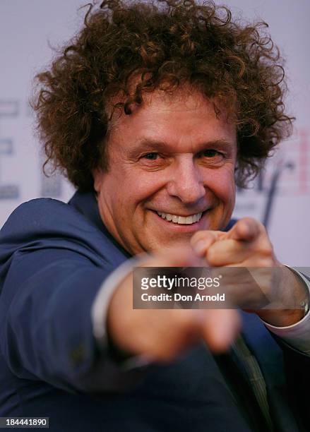 Leo Sayer poses at the 4th Annual Duets Gala concert at the Capitol Theatre on October 14, 2013 in Sydney, Australia.