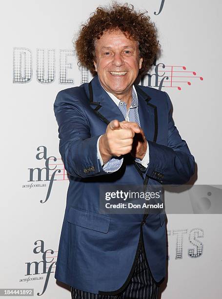 Leo Sayer poses at the 4th Annual Duets Gala concert at the Capitol Theatre on October 14, 2013 in Sydney, Australia.