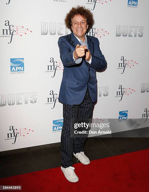 Leo Sayer poses at the 4th Annual Duets Gala concert at the Capitol Theatre on October 14, 2013 in Sydney, Australia.