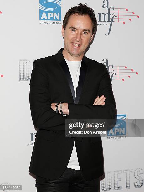 Damien Leith poses at the 4th Annual Duets Gala concert at the Capitol Theatre on October 14, 2013 in Sydney, Australia.