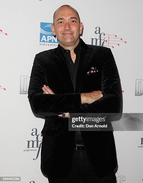 Darren Percival poses at the 4th Annual Duets Gala concert at the Capitol Theatre on October 14, 2013 in Sydney, Australia.