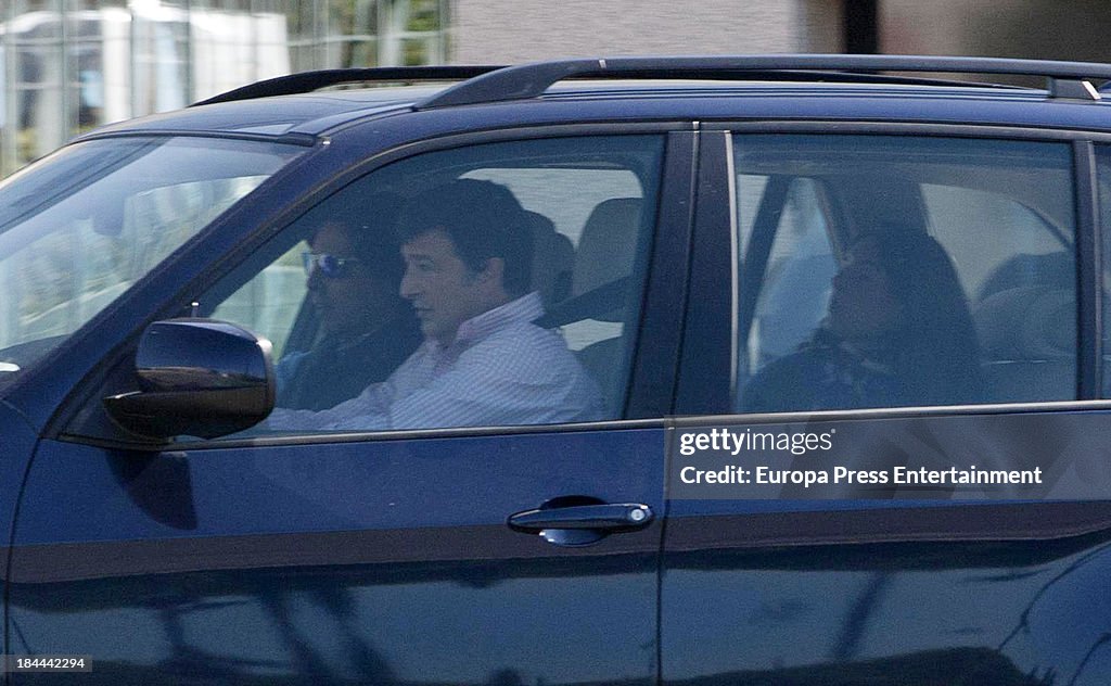 Francisco Rivera and Lourdes Montes Sighting In Seville - October 12, 2013