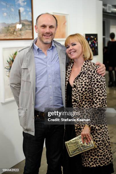 Degen Penner and Susan Michals attend The Mistake Room's Benefit Auction on October 13, 2013 in Los Angeles, California.