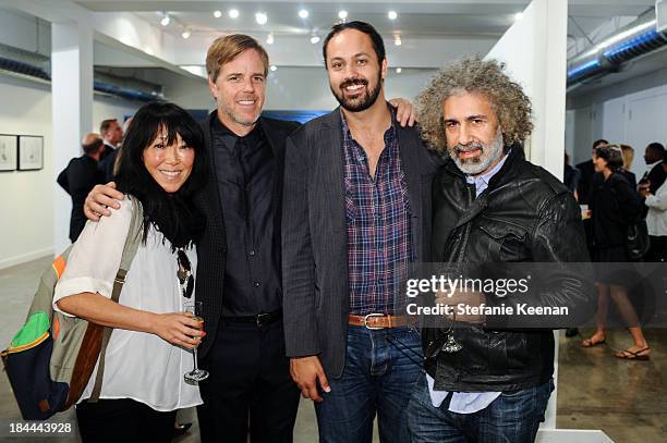 Jenna Adler, Jeff Ellermeyer, Justin Gilanyi and Ron Herman attend The Mistake Room's Benefit Auction on October 13, 2013 in Los Angeles, California.