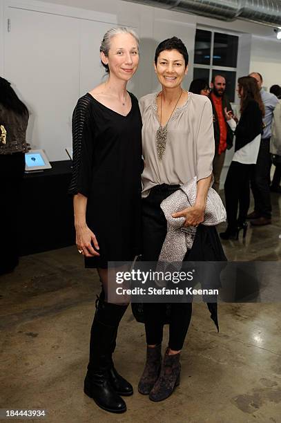 Alexandra Grant and Alisa Ranter attend The Mistake Room's Benefit Auction on October 13, 2013 in Los Angeles, California.