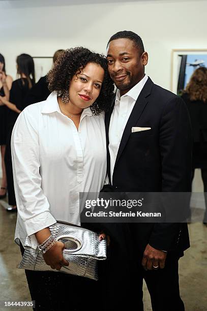 Jessica Plair Sirmans and Franklin Sirmans attend The Mistake Room's Benefit Auction on October 13, 2013 in Los Angeles, California.