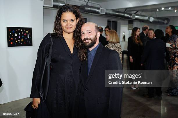 Nicole Miller and Piero Golia attend The Mistake Room's Benefit Auction on October 13, 2013 in Los Angeles, California.