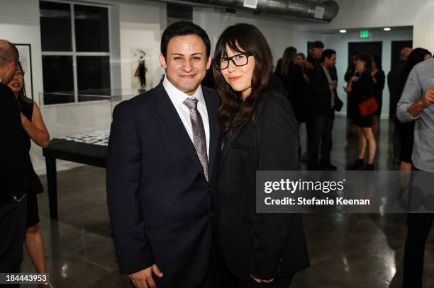 Cesar Garcia and Amanda Ross-Ho attend The Mistake Room's Benefit Auction on October 13, 2013 in Los Angeles, California.