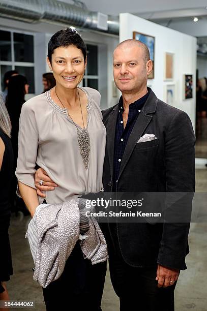 Alisa Ratner and Kevin Ratner attend The Mistake Room's Benefit Auction on October 13, 2013 in Los Angeles, California.