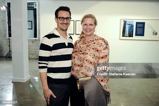 Ben Spector and Donanne Kasikci attend The Mistake Room's Benefit Auction on October 13, 2013 in Los Angeles, California.